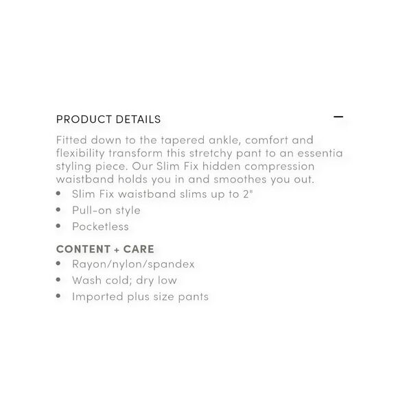 6X Short 30W Torrid Black Millenium Stretch Pixie Pant Compression Stretch Ankle - Picture 10 of 10